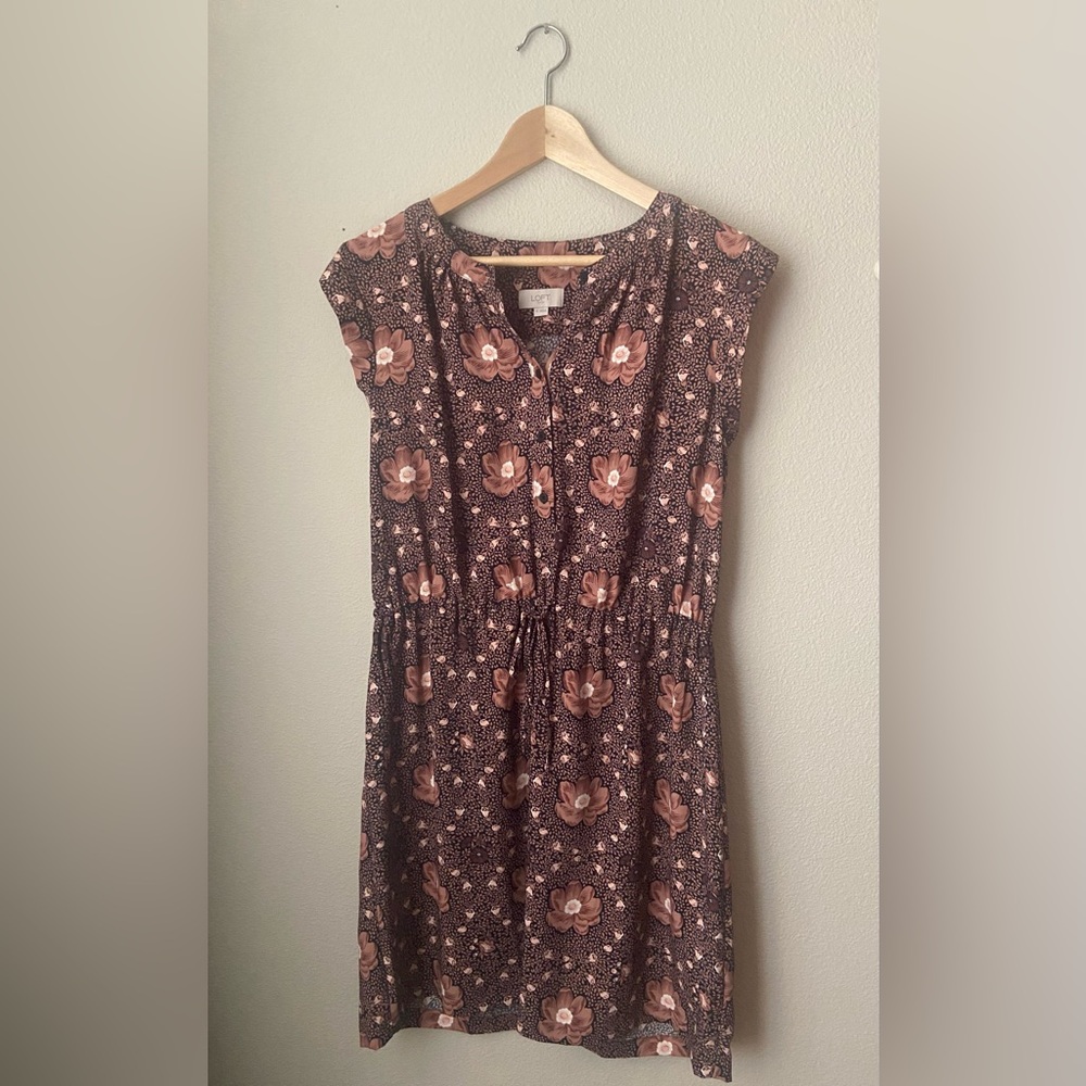 Lot of LOFT items: dress, blouse, skirt